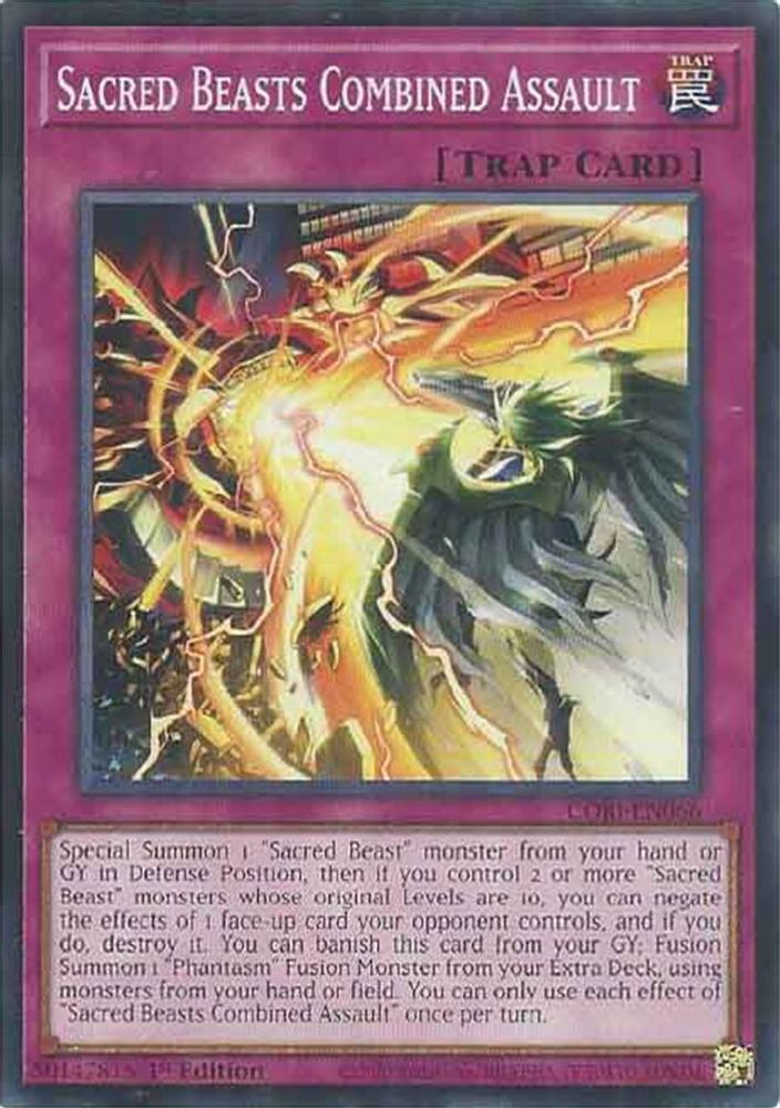 Sacred Beasts Combined Assault (CORI-EN066) - Common
