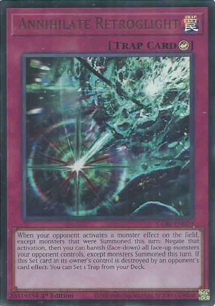Annihilate Retroglight (CORI-EN079) - Ultra Rare