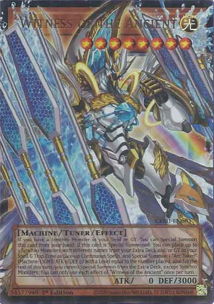 Witness of the Ancient (Extended Art) (CORI-EN081) - Ultra Rare