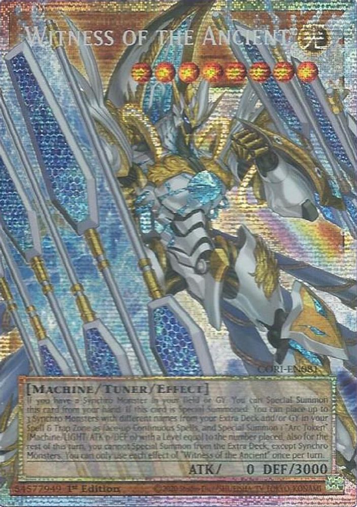 Witness of the Ancient (Starlight Rare) (Extended Art) (CORI-EN081) - Starlight Rare