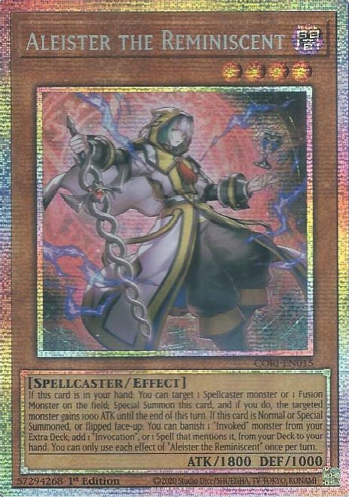 Aleister the Reminiscent (Starlight Rare) (CORI-EN015) - Starlight Rare