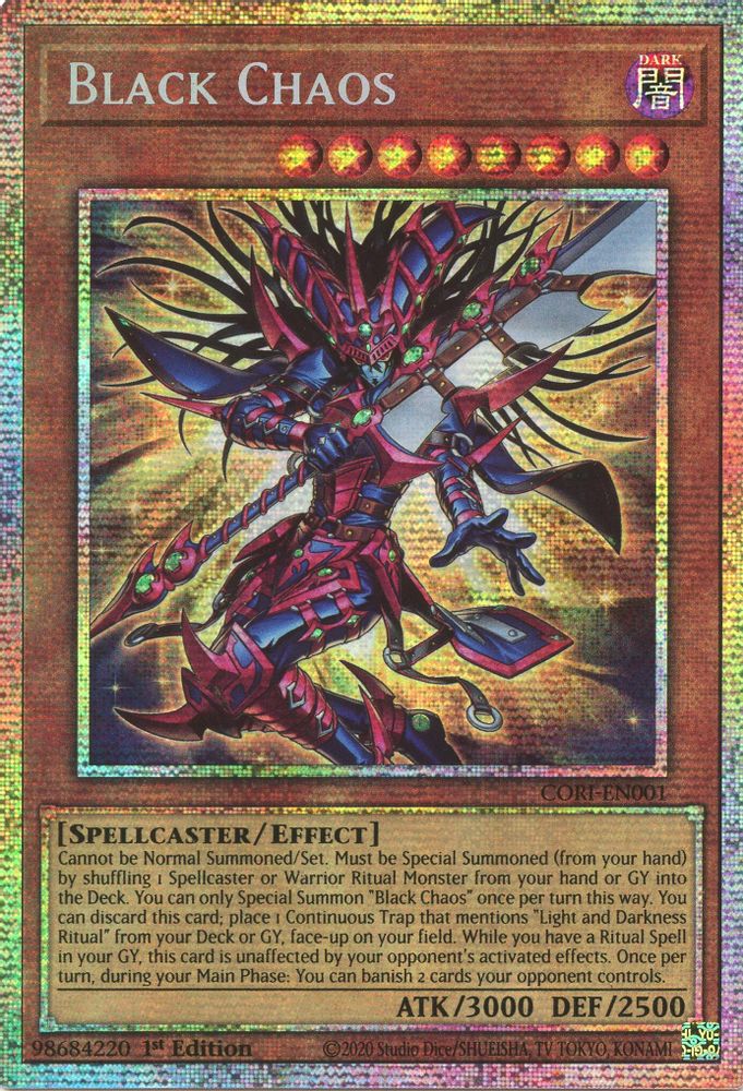 Black Chaos (Starlight Rare) (CORI-EN001) - Starlight Rare