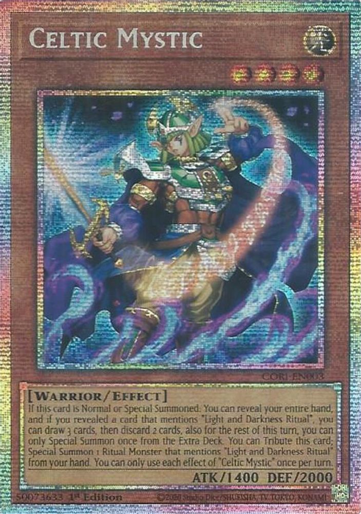 Celtic Mystic (Starlight Rare) (CORI-EN003) - Starlight Rare