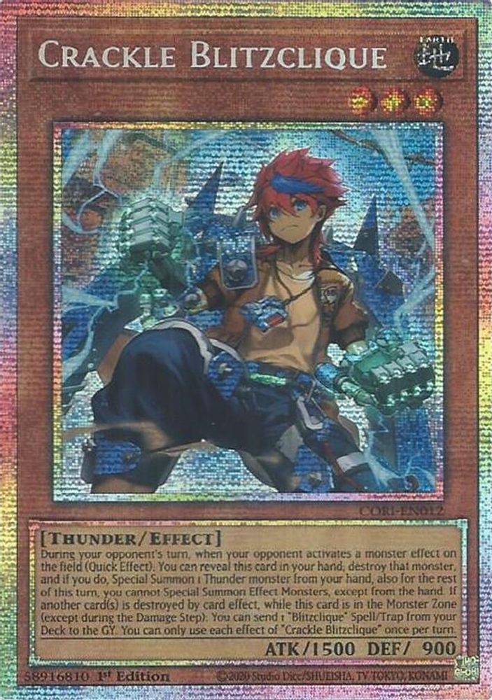 Crackle Blitzclique (Starlight Rare) (CORI-EN012) - Starlight Rare