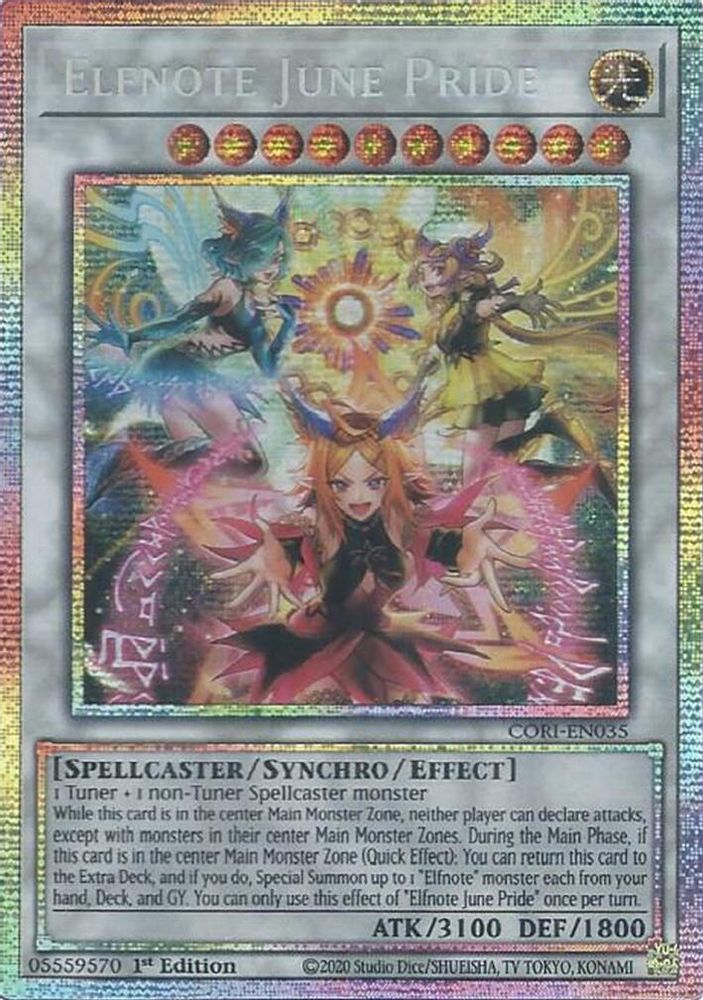 Elfnote June Pride (Starlight Rare) (CORI-EN035) - Starlight Rare