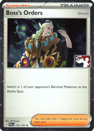 Boss's Orders [Ghetsis] (Cosmos Holo) 172/193  - Holofoil - Rare