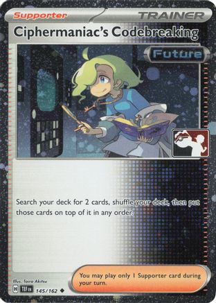 Ciphermaniac's Codebreaking (Cosmos Holo) 145/162  - Holofoil - Uncommon