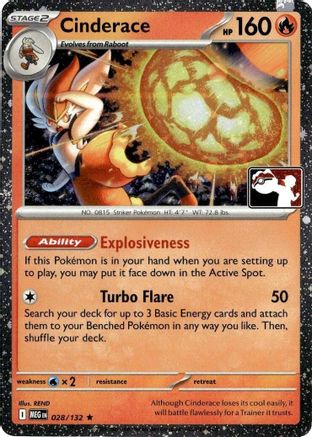 Cinderace (Cosmos Holo) 028/132  - Holofoil - Rare