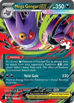 Mega Gengar ex 056/094  - Holofoil - Double Rare