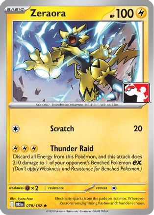 Zeraora 078/182  - Rare