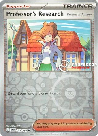 Professor's Research [Professor Juniper] 085/086  - Reverse Holofoil - Promo