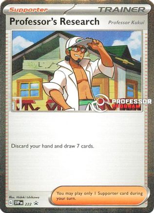 Professor's Research [Professor Kukui] 222  - Holofoil - Promo