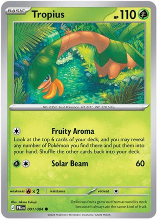 Tropius 001  - Reverse Holofoil - Common