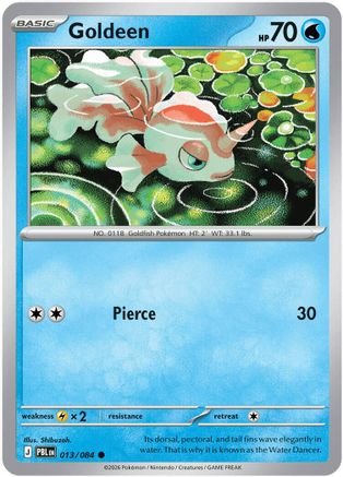 Goldeen 013/084  - Reverse Holofoil - Common