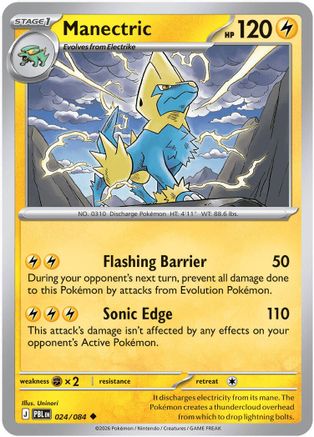 Manectric 024/084  - Uncommon