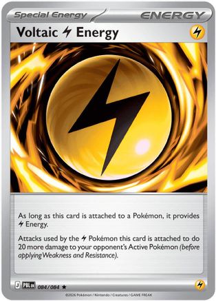 Voltaic Lightning Energy 084  - Holofoil - Rare