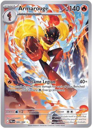 Armarouge 086/084  - Holofoil - Illustration Rare