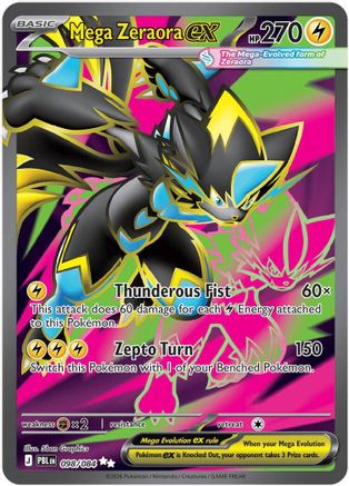Mega Zeraora ex 098/084  - Holofoil - Ultra Rare