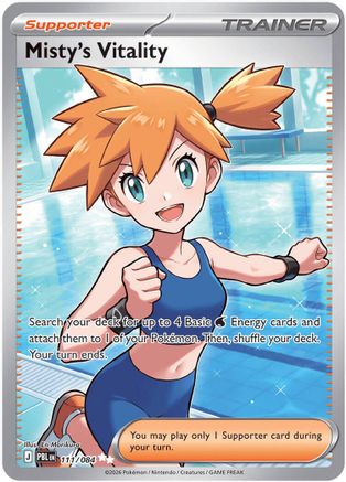Misty's Vitality 111/084  - Holofoil - Ultra Rare