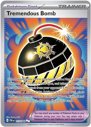 Tremendous Bomb 113/084  - Holofoil - Ultra Rare
