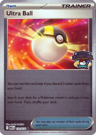 Ultra Ball - European International Championship 131  - Reverse Holofoil - Common