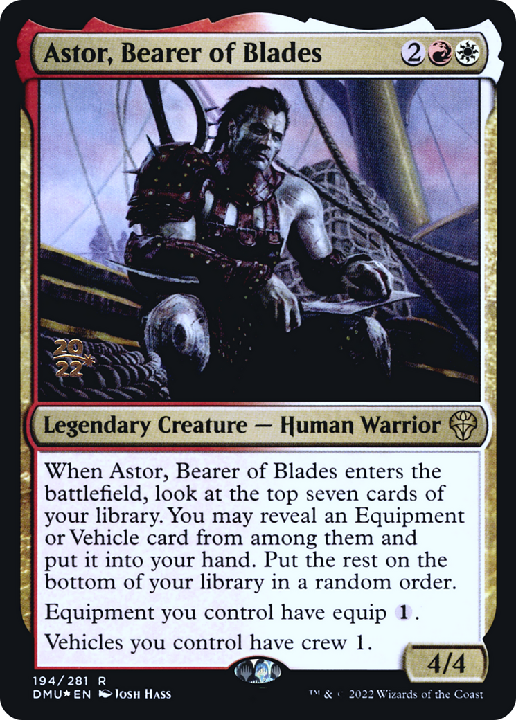 Astor, porteur de lames [Promotions avant-première de Dominaria United] 