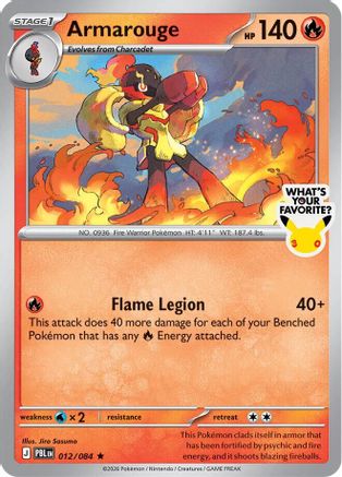 Armarouge (What's Your Favorite Stamp) 012  - Holofoil - Rare
