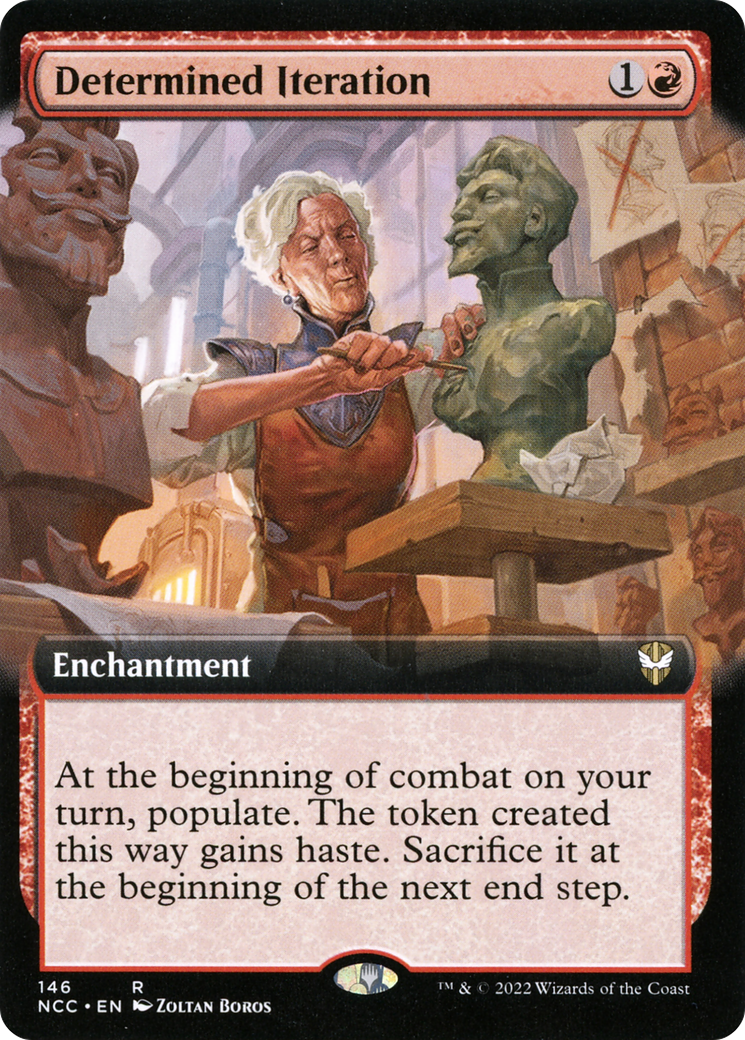 Itération déterminée (art étendu) [Streets of New Capenna Commander] 