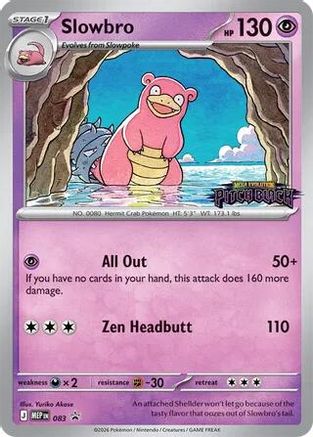Slowbro (Pitch Black Stamped) 083  - Holofoil - Promo