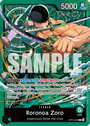 Roronoa Zoro (OP12-020) (OP12-020) - Leader