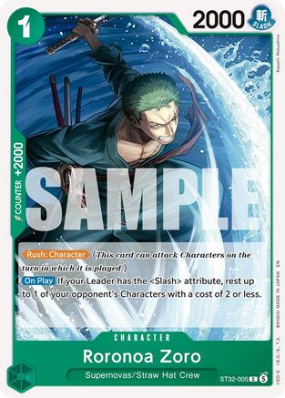 Roronoa Zoro (ST32-005) (ST32-005) - Common