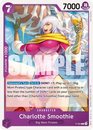 Charlotte Smoothie (P-090) - Promo