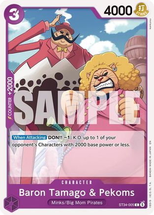 Baron Tamago & Pekoms (ST34-005) - Common
