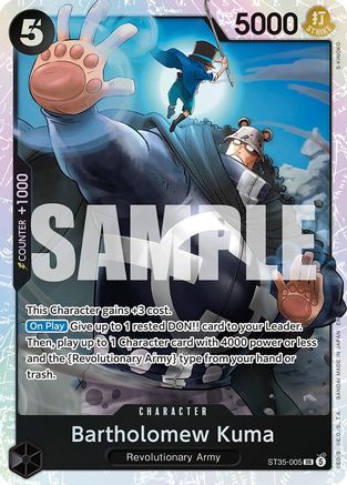 Bartholomew Kuma (ST35-005) - Super Rare