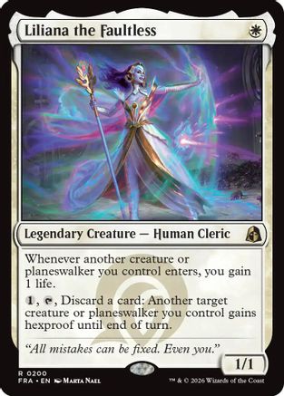 Liliana the Faultless (FRA-200) - Reality Fracture Foil