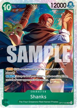 Shanks (022) (OP17-022) - Super Rare