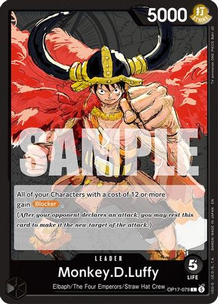 Monkey.D.Luffy (OP17-079) - Leader