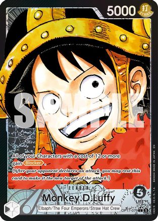 Monkey.D.Luffy (Alternate Art) (OP17-079) - Leader