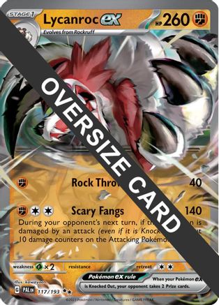 Lycanroc ex 117/193  - Holofoil - Double Rare