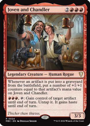 Joven and Chandler (-024) - Mystery Booster: Commander Edition Foil