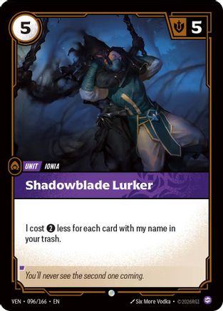Shadowblade Lurker (096/166) - Vendetta Foil