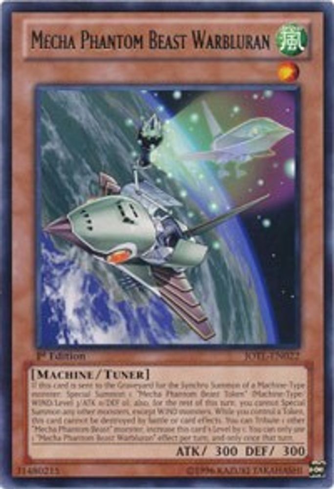 Mecha Phantom Beast Warbluran (JOTL-EN022) - Rare