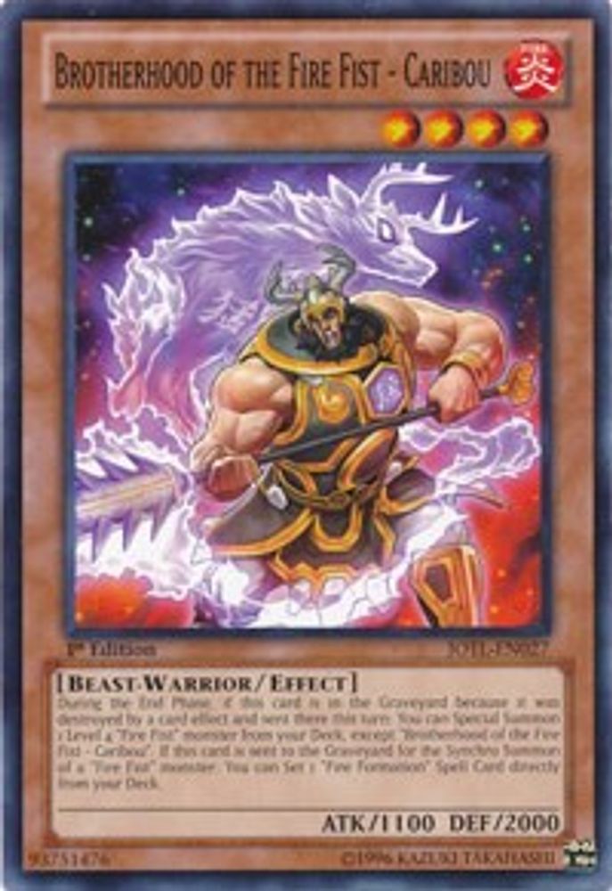 Brotherhood of the Fire Fist - Caribou (JOTL-EN027) - Common