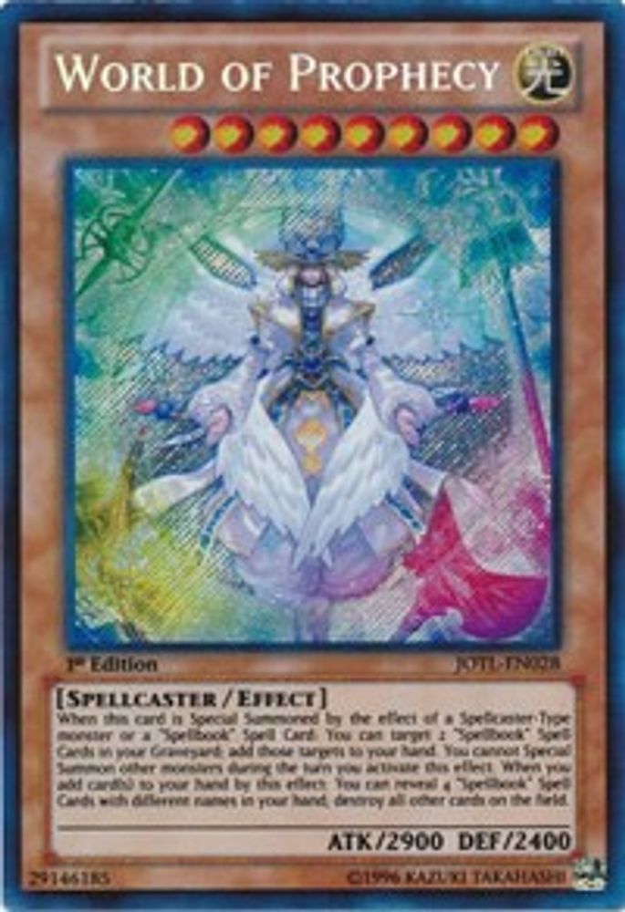World of Prophecy (JOTL-EN028) - Secret Rare