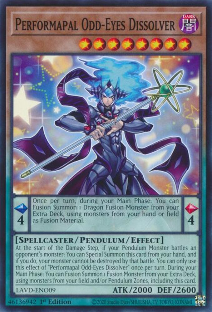 Performapal Odd-Eyes Dissolver (LAVD-ENO09) - Common