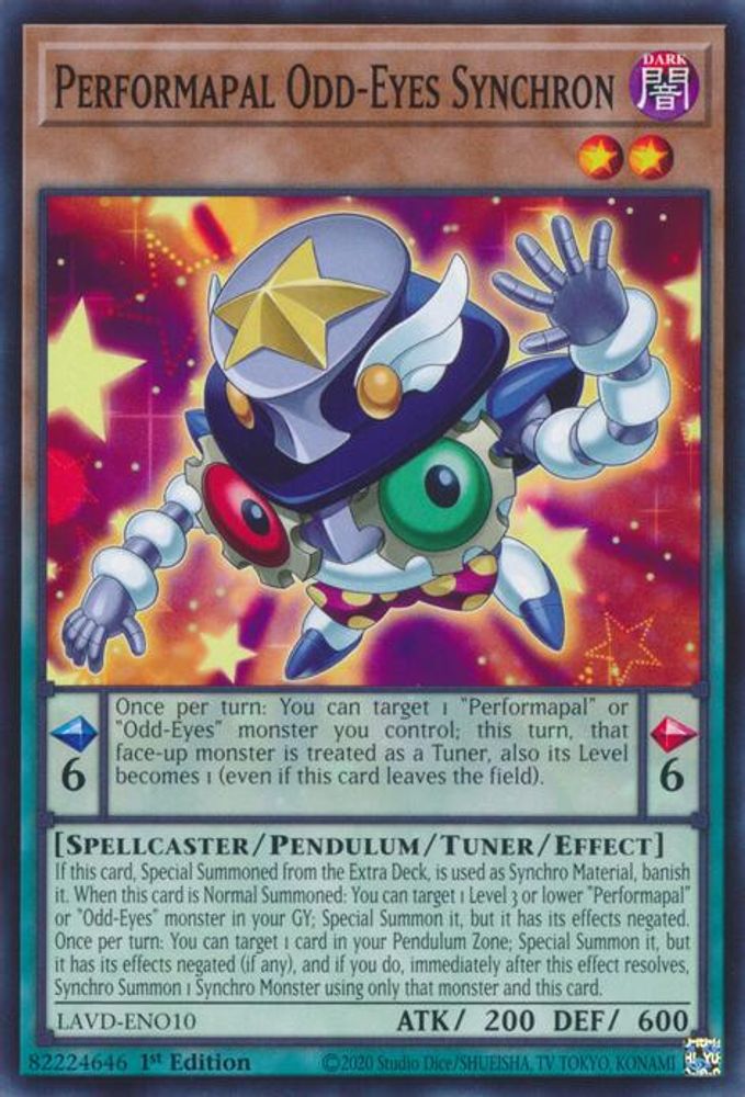 Performapal Odd-Eyes Synchron (LAVD-ENO10) - Common