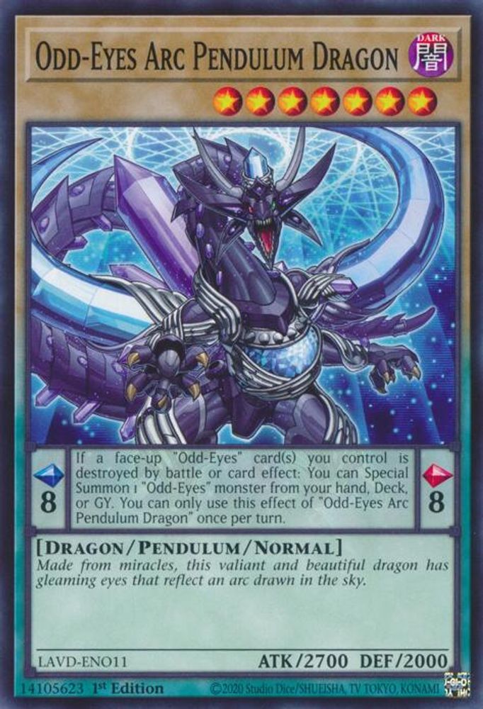 Odd-Eyes Arc Pendulum Dragon (LAVD-ENO11) - Common