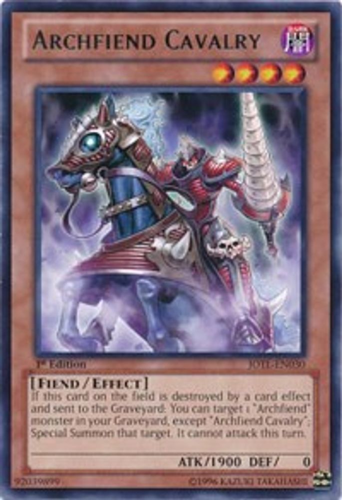 Archfiend Cavalry (JOTL-EN030) - Rare