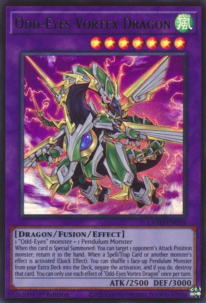 Odd-Eyes Vortex Dragon (LAVD-ENO24) - Ultra Rare