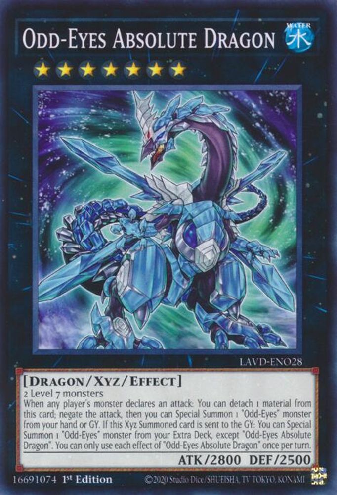 Odd-Eyes Absolute Dragon (LAVD-ENO28) - Common